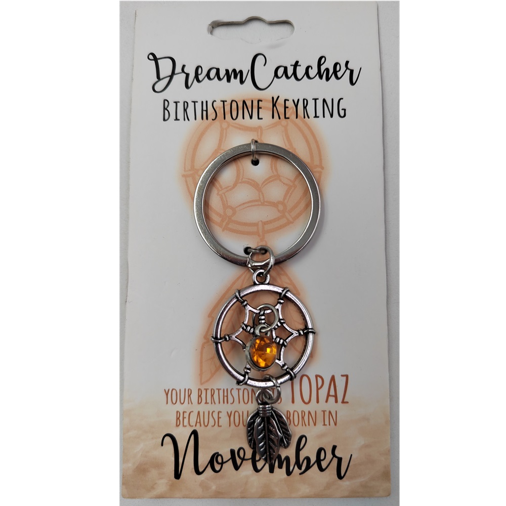 November Dreamcatcher Keyring
