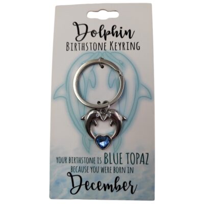 December Dolphin Keyring