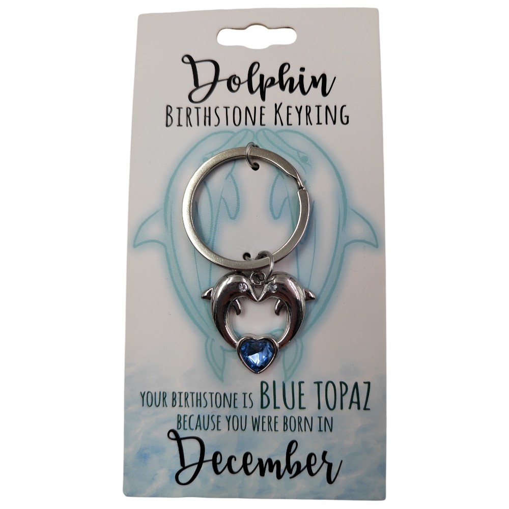 December Dolphin Keyring