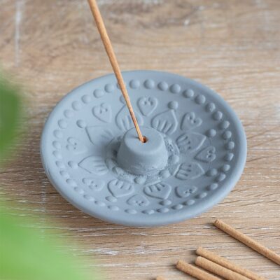 Terracotta Mandala Incense Plate CLEARANCE
