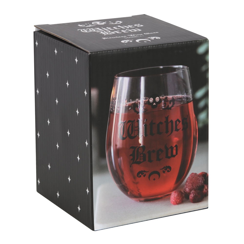 Witches Brew Stemless Wine Glass - Image 2