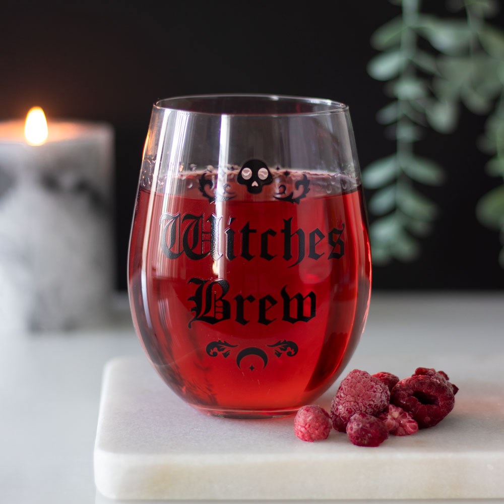Witches Brew Stemless Wine Glass - Image 3