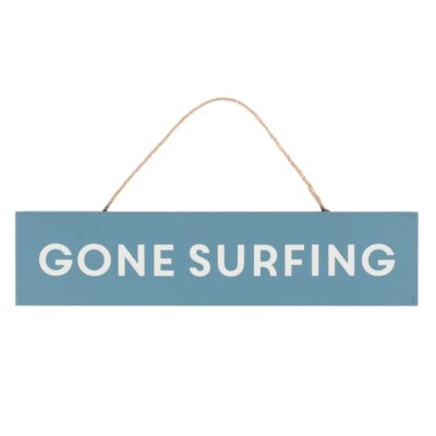 Gone Surfing Hanging MDF Sign CLEARANCE