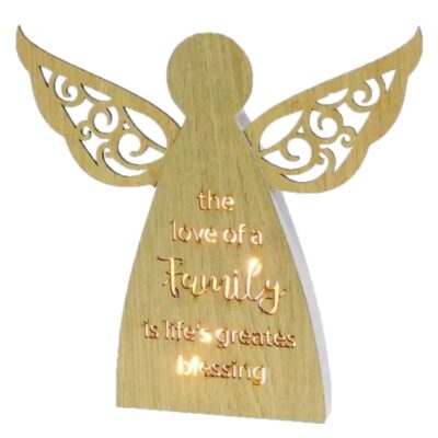 Starlight Family Angel LED Plaque CLEARANCE