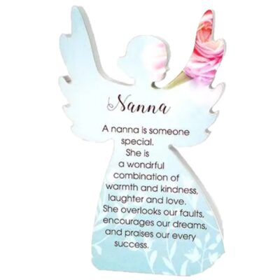 Nanna Heavenly Rose Angel Plaque CLEARANCE