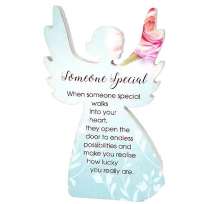 Someone Special Heavenly Rose Angel Plaque CLEARANCE