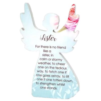 Sister Heavenly Rose Angel Plaque CLEARANCE