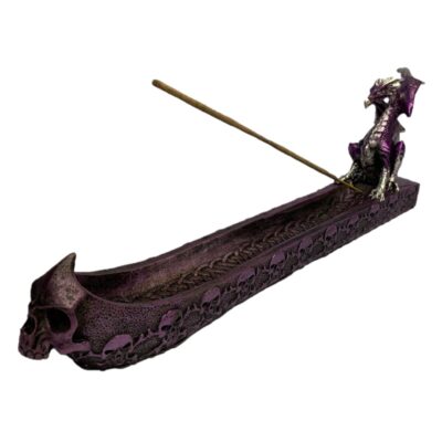 SECOND Purple Dragon Skull Incense Holder