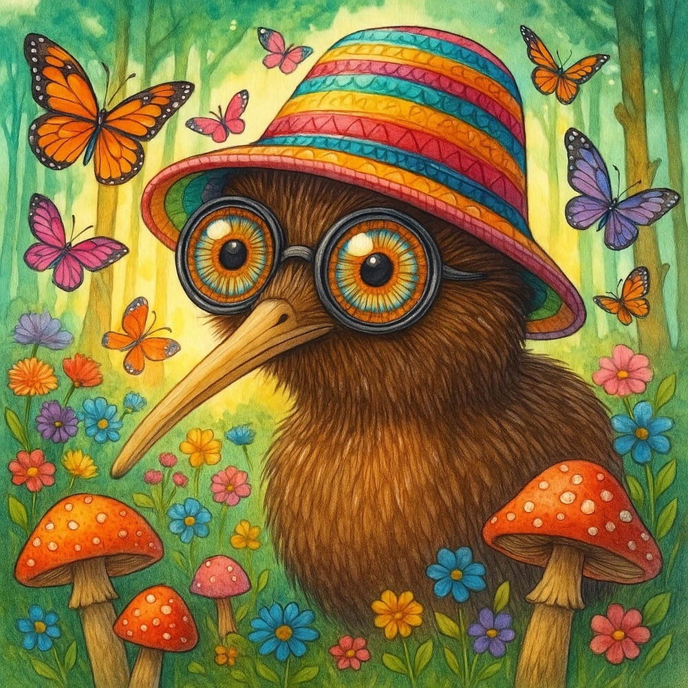 Kiwiana Ceramic Coasters Set 4 - Image 2