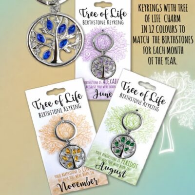 Birthstone Keyrings