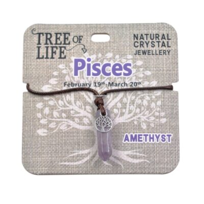 Pisces Amethyst Necklace