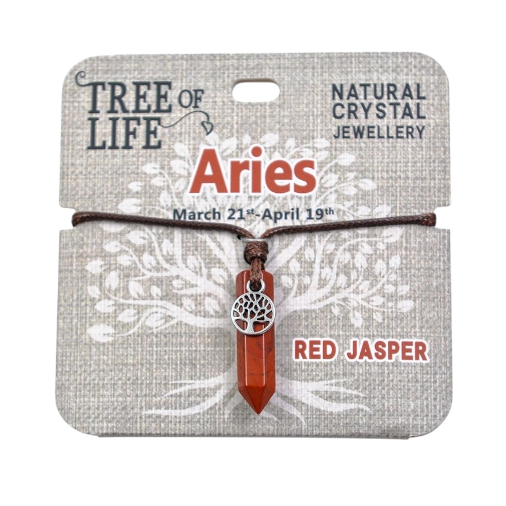 Aries Red Jasper Necklace