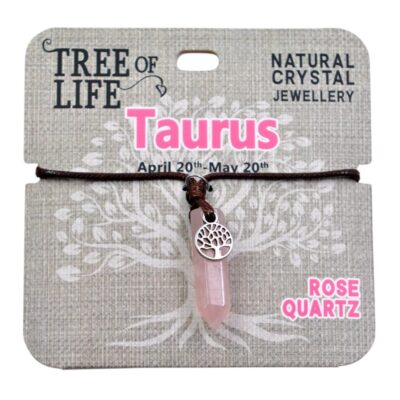 Taurus Rose Quartz Necklace
