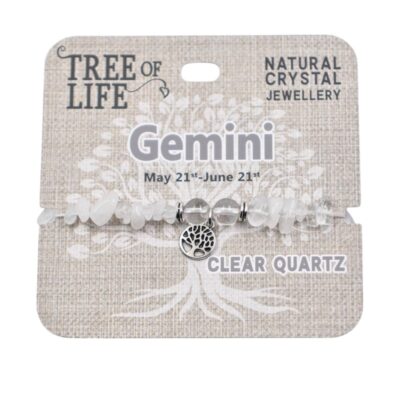 Gemini Clear Quartz Bracelet