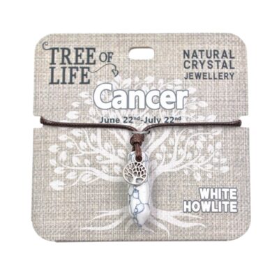 Cancer White Howlite Necklace