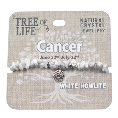 Cancer White Howlite Bracelet