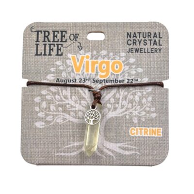 Virgo Citrine Necklace