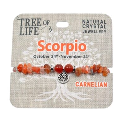 Scorpio Carnelian Bracelet