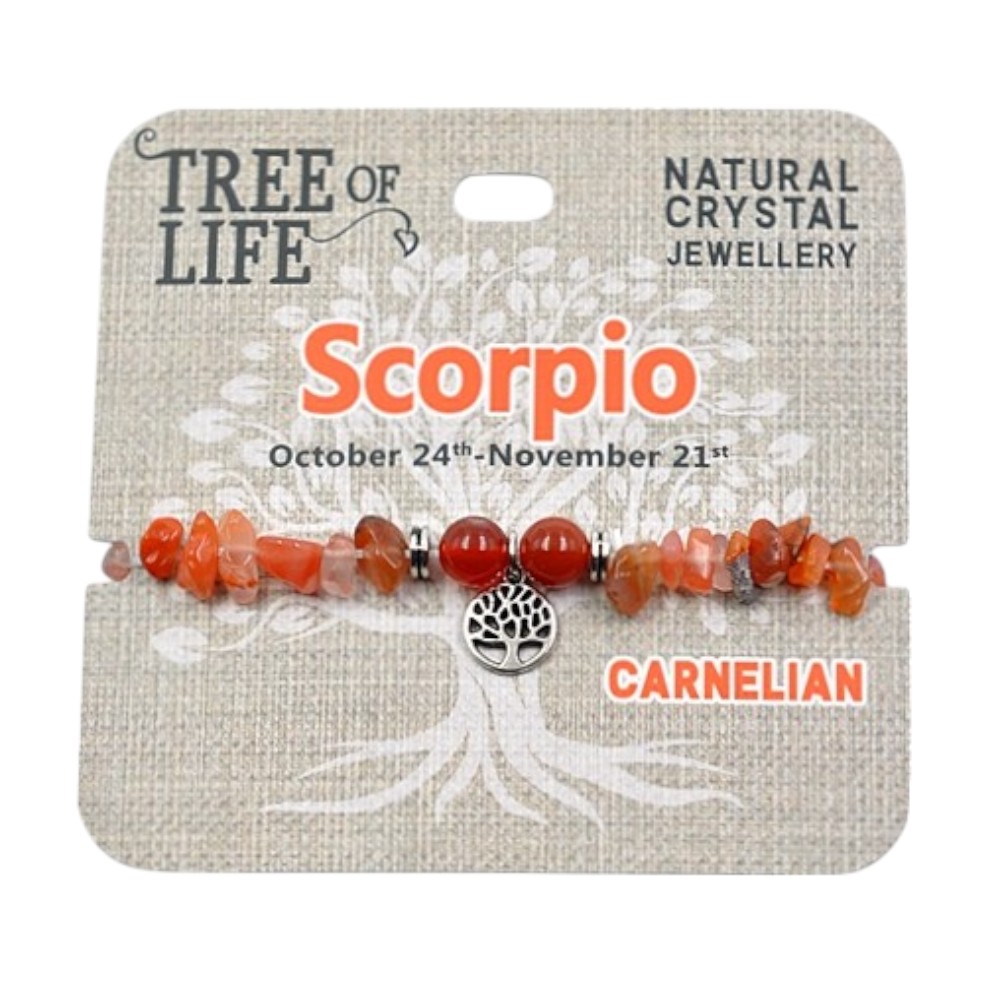 Scorpio Carnelian Bracelet