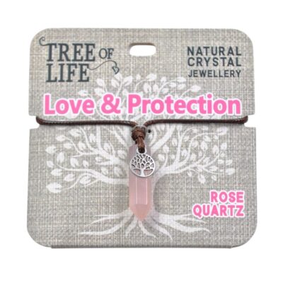 Love & Protection Rose Quartz Rose Quartz Necklace