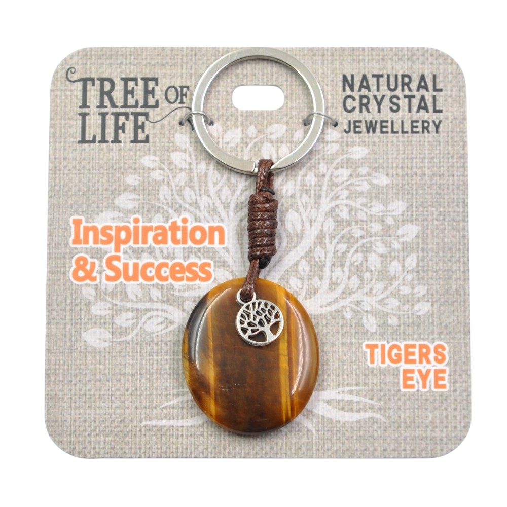Inspiration & Success Tigers Eye Keyring