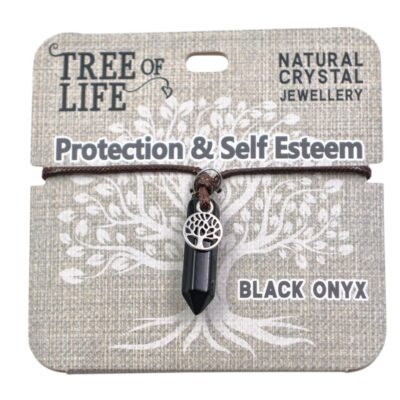 Protection & Self Esteem Black Onyx Necklace