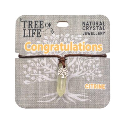 Congratulations Citrine Necklace