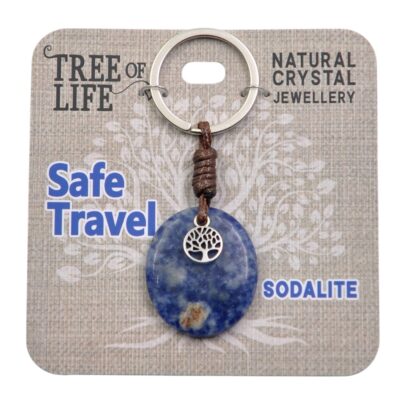 Safe Travel Sodalite Keyring