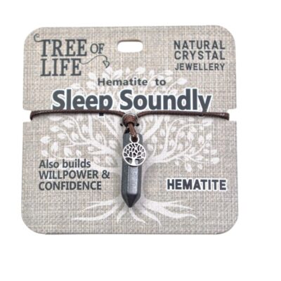 Sleep Soundly Hematite Necklace