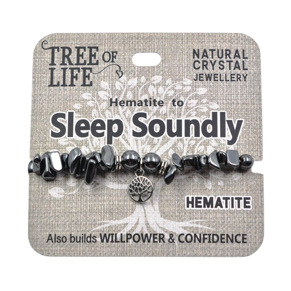 Sleep Soundly Hematite Bracelet