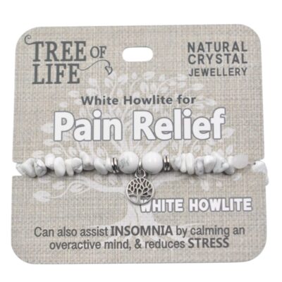 Pain Relief White Howlite Bracelet