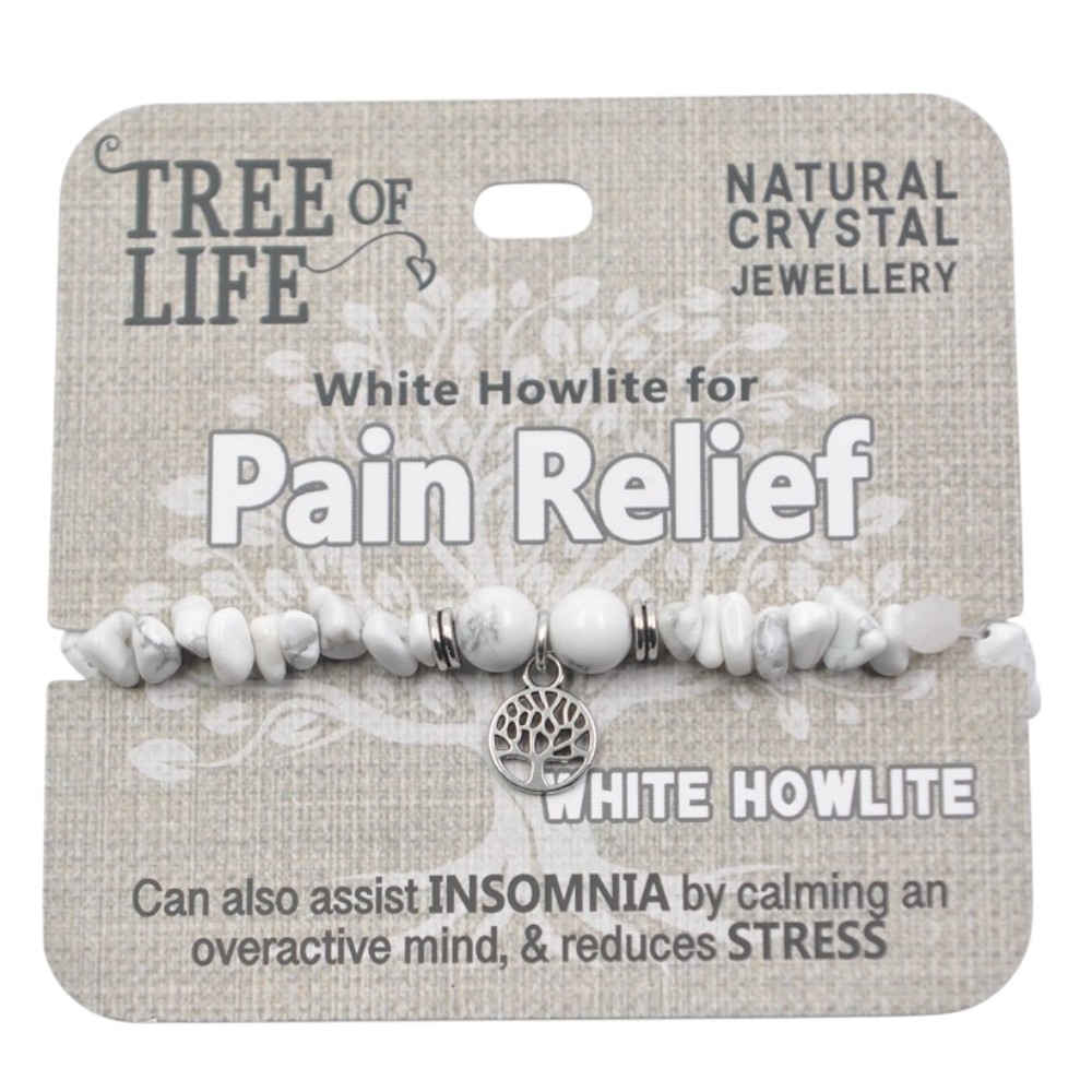 Pain Relief White Howlite Bracelet