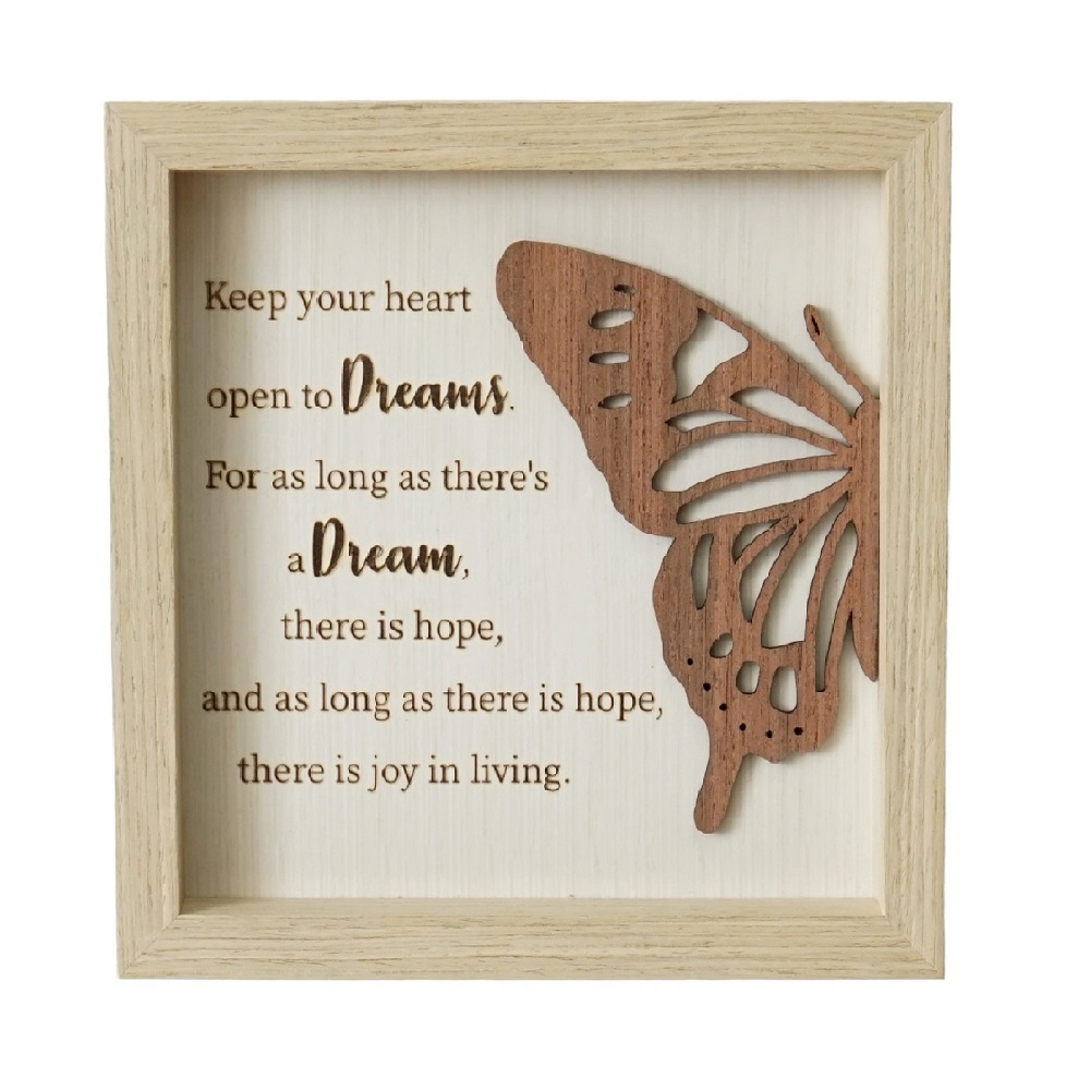 Dreams Butterfly Plaque SALE