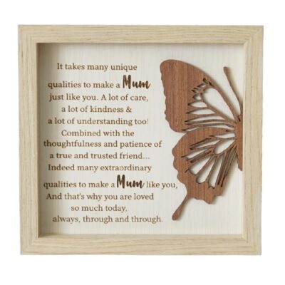 Mum Butterfly Plaque SALE