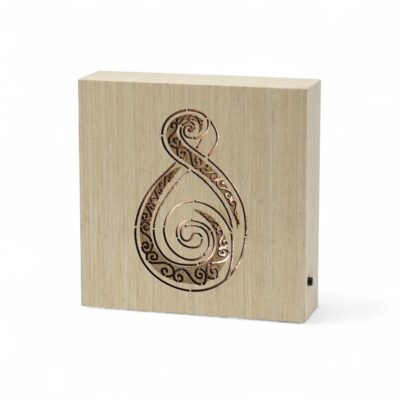 Infinity Twist LED Wooden Block