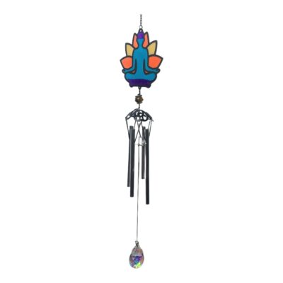 Lotus Buddha Wind Chime 25"