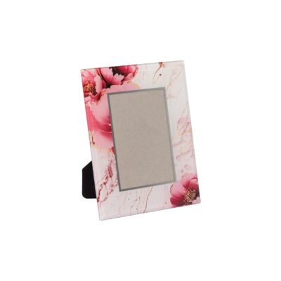 Peony Flowers Frame 4x6