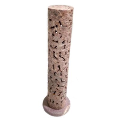 Elephant Soapstone Incense Tower