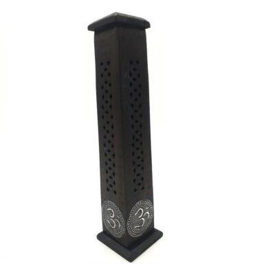 OM Incense Tower Black