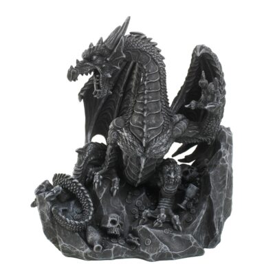 Black Dragon With Treasure