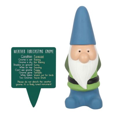 Large Blue Weather Forecasting Gnome