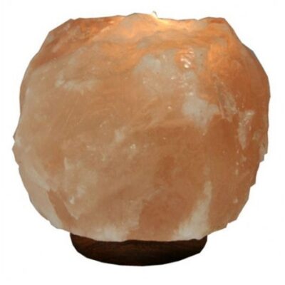 Himalayan Salt Tealight Holder Wooden Base