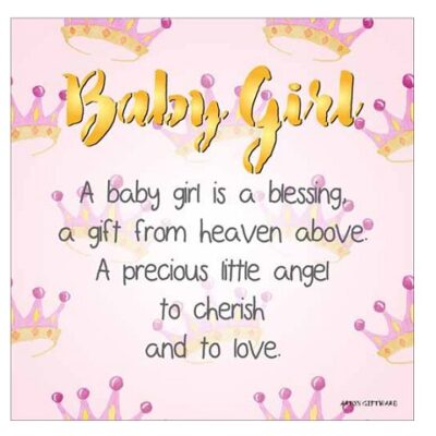 Baby Girl Enlightened Wishes LED Block