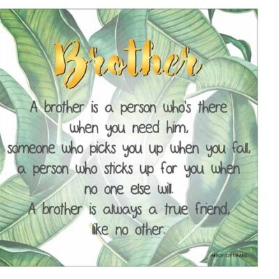 Brother Enlightened Wishes LED Block