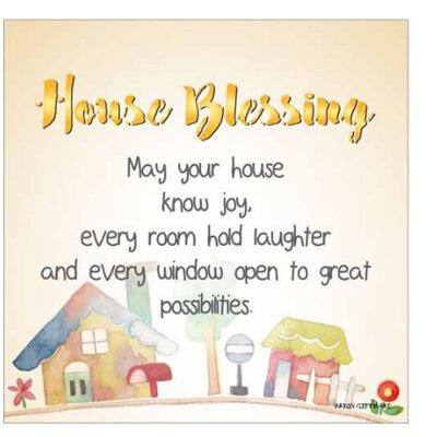 House Blessing Enlightened Wishes LED Block