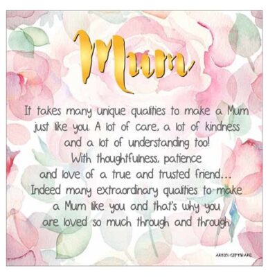 Mum Enlightened Wishes LED Block