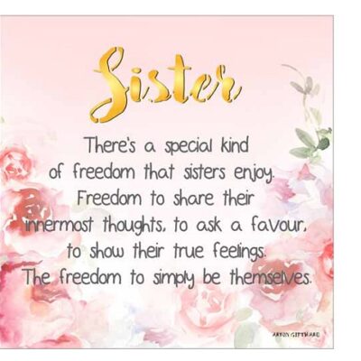 Sister Enlightened Wishes LED Block