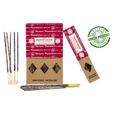 Satya Dragons Blood Smudge 25gm Incense box