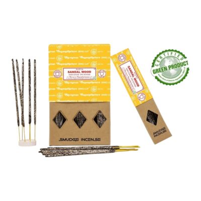 Satya Sandalwood Smudge 25gm Incense box