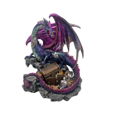 Purple Dragon On Treasure Box
